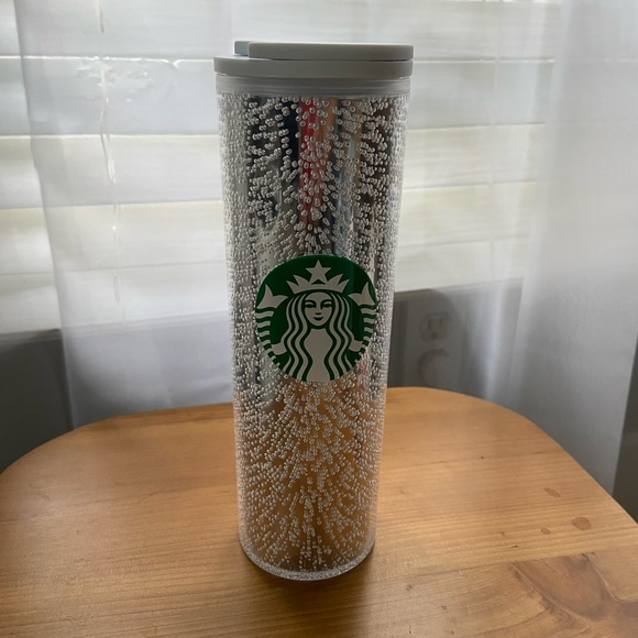 Starbucks Other - STARBUCKS Holiday 2020 Silver Bubbles Hot
Tumbler Cup Christmas 16 oz White new